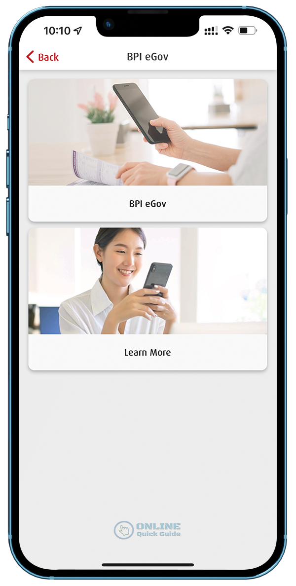 3 BPI App EGov Online Quick Guide