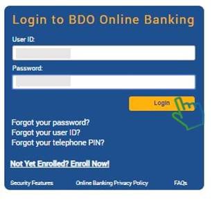 BDO Login Menu