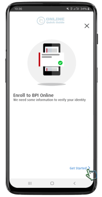 BPI Mobile Banking app - Registration 2