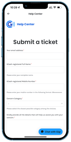 GCash Help Center 3