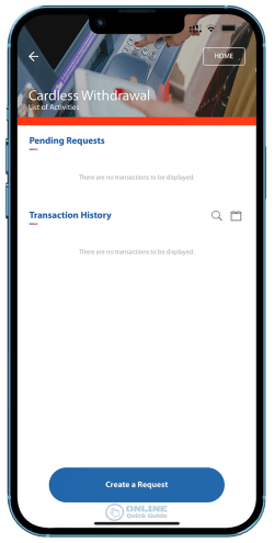 STEP 2. Tap Create Request