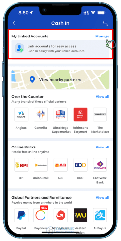GCash Cash-in - Linked