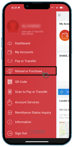 1. ChinaBank Reload or Purchase