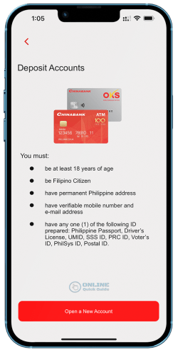 3. Open Chinabank Account Online