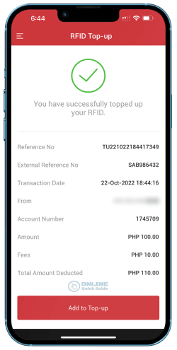 6. ChinaBank RFID Top-up - AutoSweep