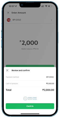 STEP 3. Review details and confirm.
