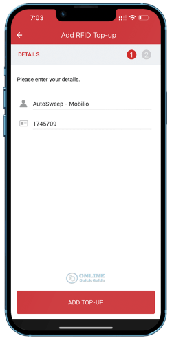 7. ChinaBank RFID Top-up - AutoSweep