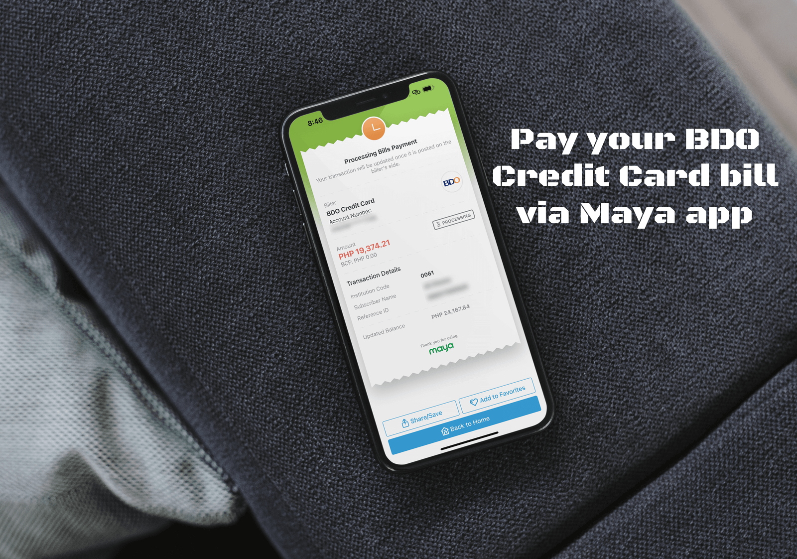 You are currently viewing How to pay BDO Credit Card in the new Maya app