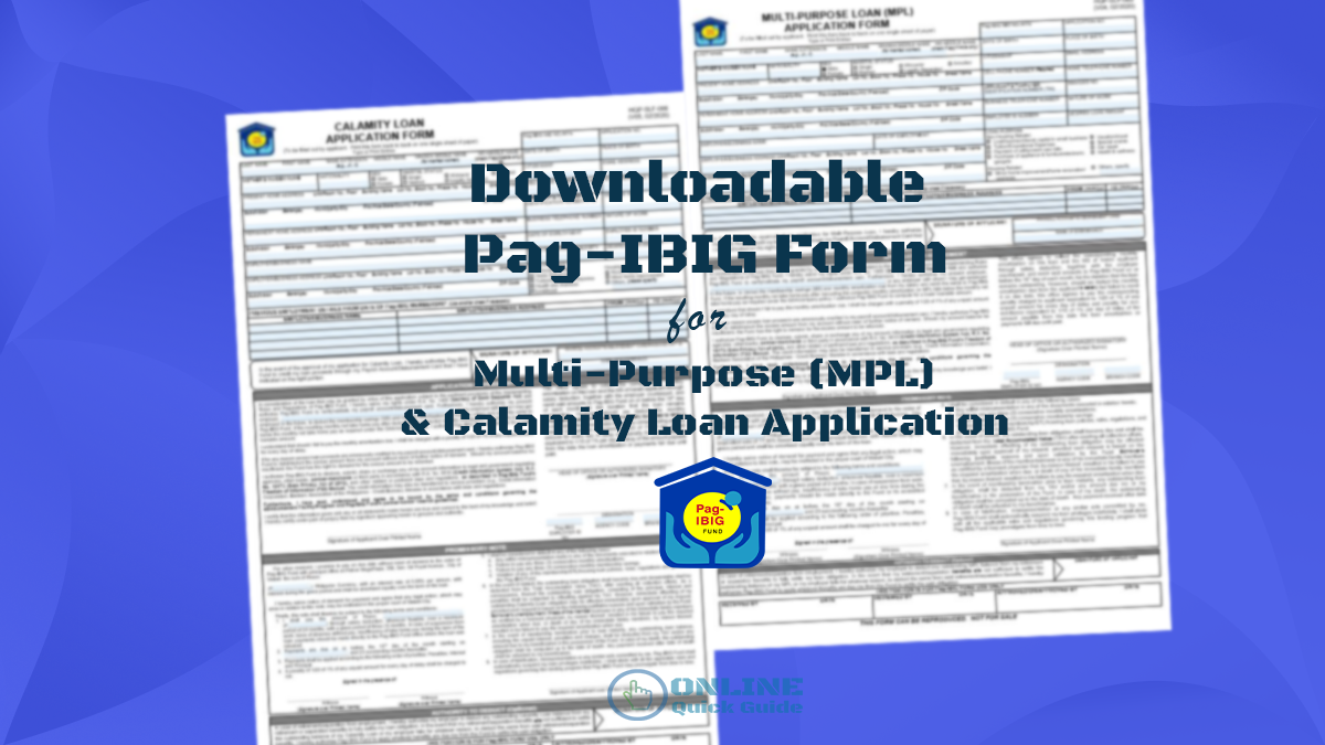 How To Apply Salary Loan Pag Ibig Online Templates Sample Printables