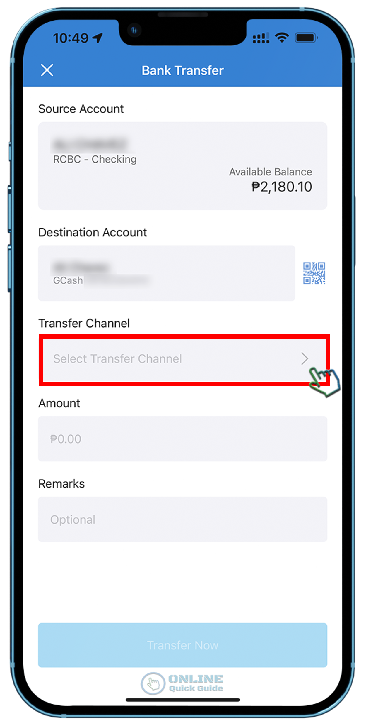 RCBC Fund Transfer GCash 3 Online Quick Guide