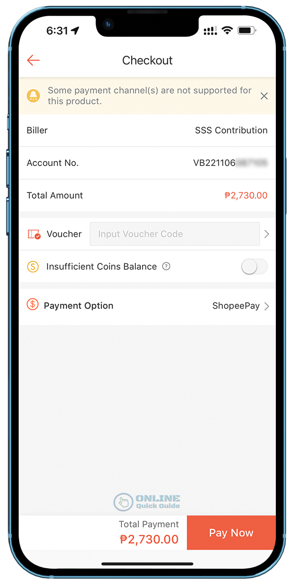 Shopee Pay – SSS Contribution 2 | Online Quick Guide